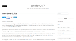 Desktop Screenshot of betfree247.com