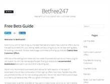 Tablet Screenshot of betfree247.com